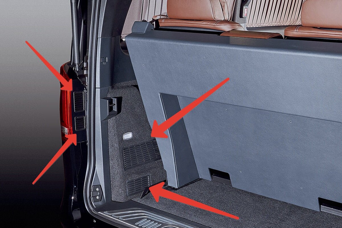 Система микроклимата задней части салона Mercedes V-Class