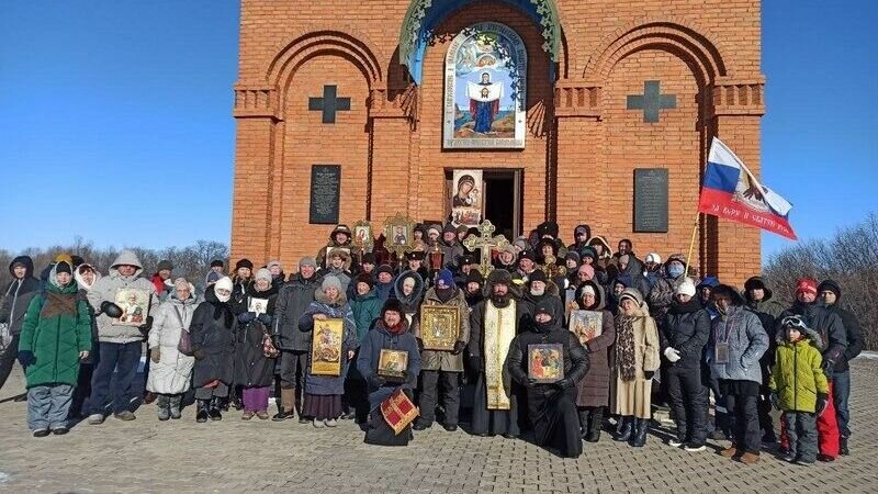     Часовня расположена на российской части Большого Уссурийского острова. Она является войсковой церковью Хабаровского пограничного отряда и Казакевичевской бригады сторожевых катеров, которые несут службу на российско-китайской границе в районе Амурской протоки.