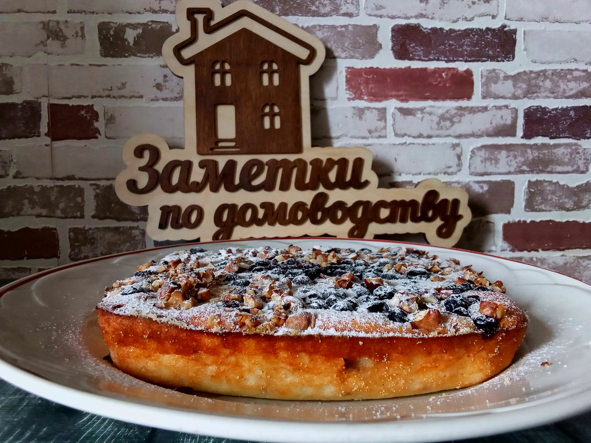 Творожная запеканка. Фото от автора