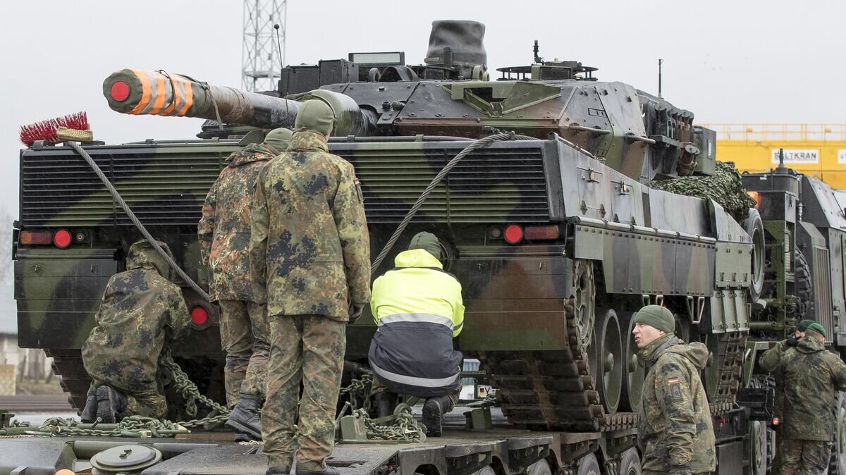    Танк Leopard 2© AP Photo / Mindaugas Kulbis