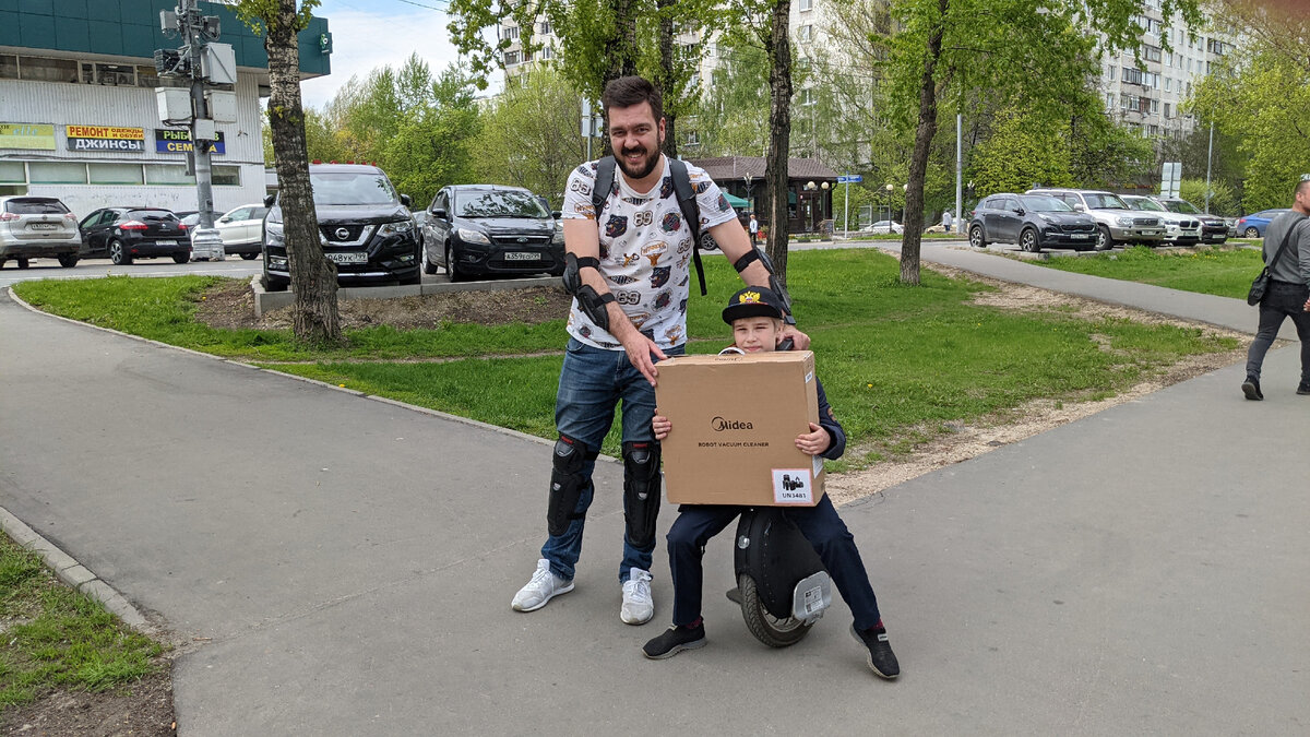 Я со старшим сыном, Москва, район Лианозово