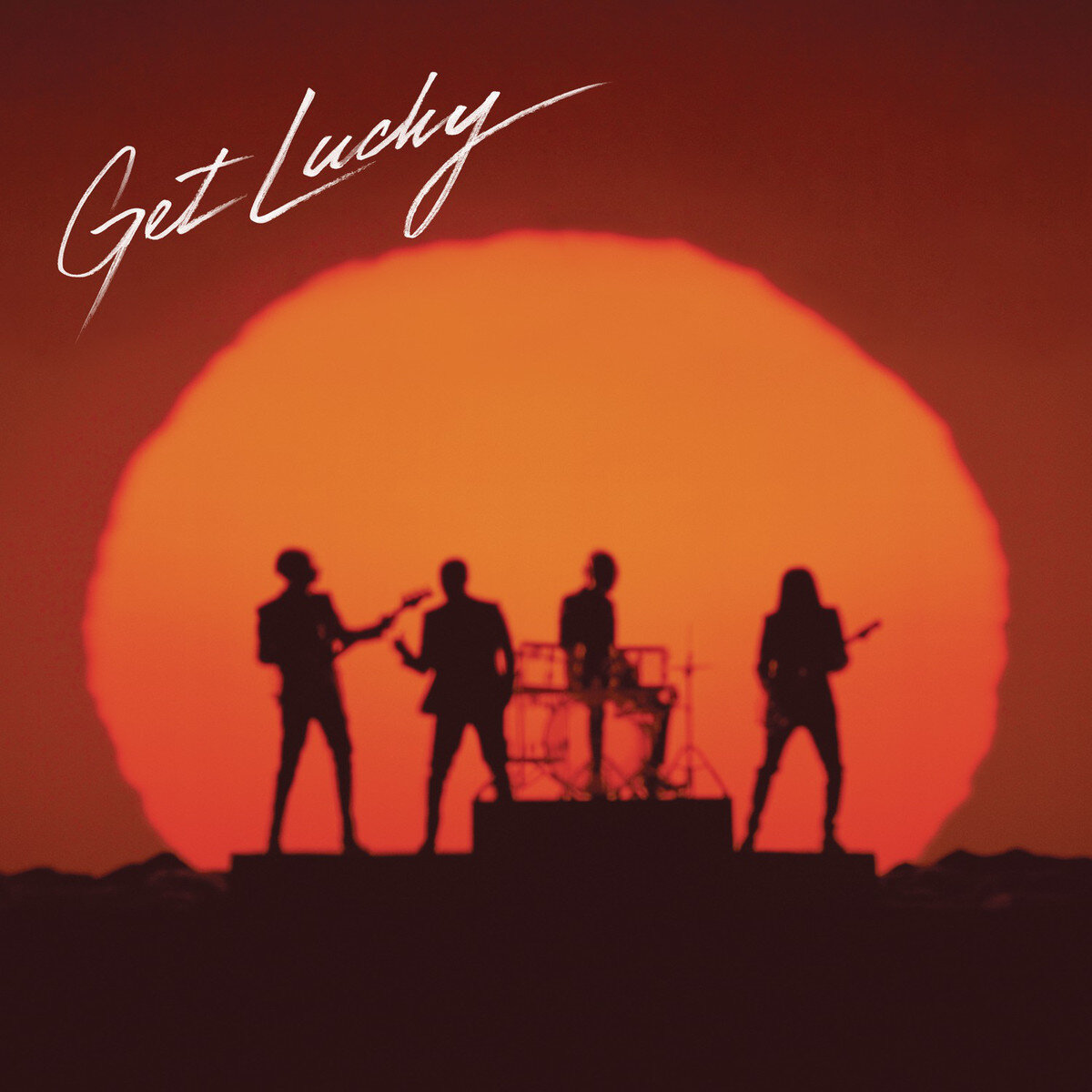 Обложка сингла «Get Lucky», 2013 г.