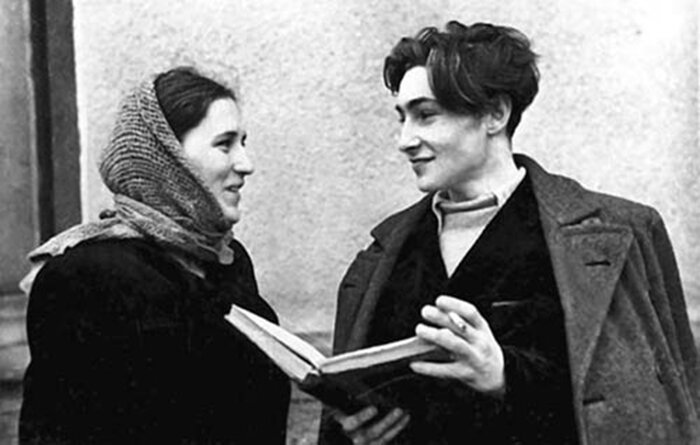 Вячеслав Тихонов и Нонна Мордюкова. 1947 г.