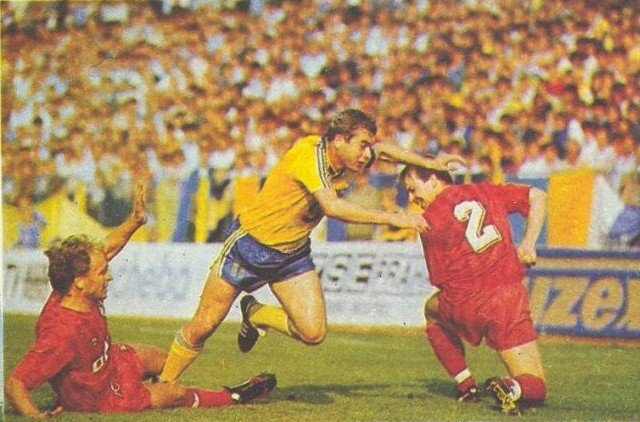 Матч 1/16 Кубка Кубков. ДАК (Чехословакия) - Янг Бойз (Швейцария)