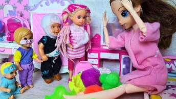МАМА, МЫ ИГРАЛИ🤣😲🤣 Катя и Макс веселая семейка! Смешные куклы барби и ЛОЛ Даринелка ТВ