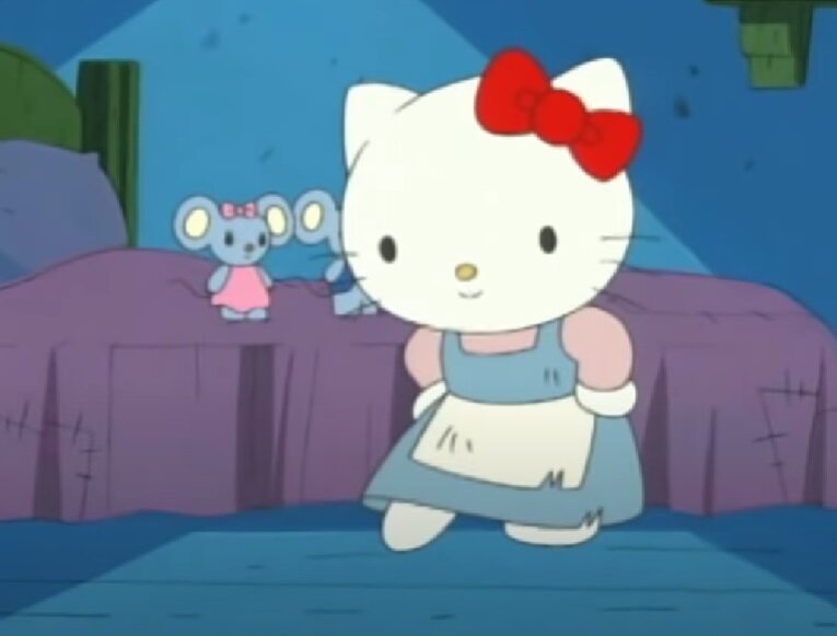 Кошка в образе Золушки