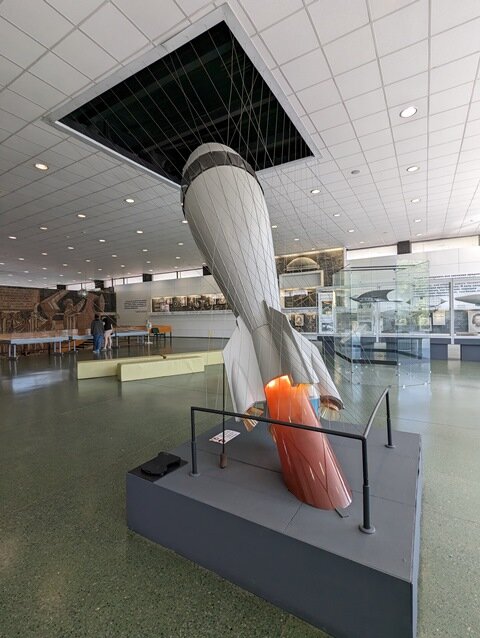 Модель ракеты Циолковского в Музее космонавтики в Калуге. Фото моё.