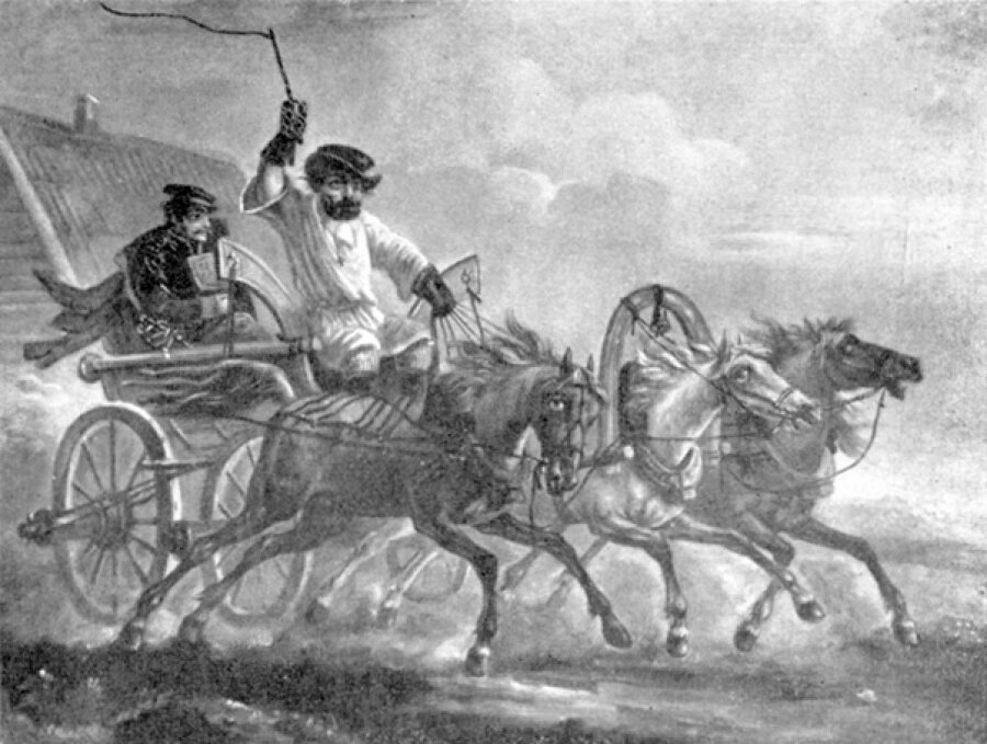 А.О.Орловский. Фельдъегерь