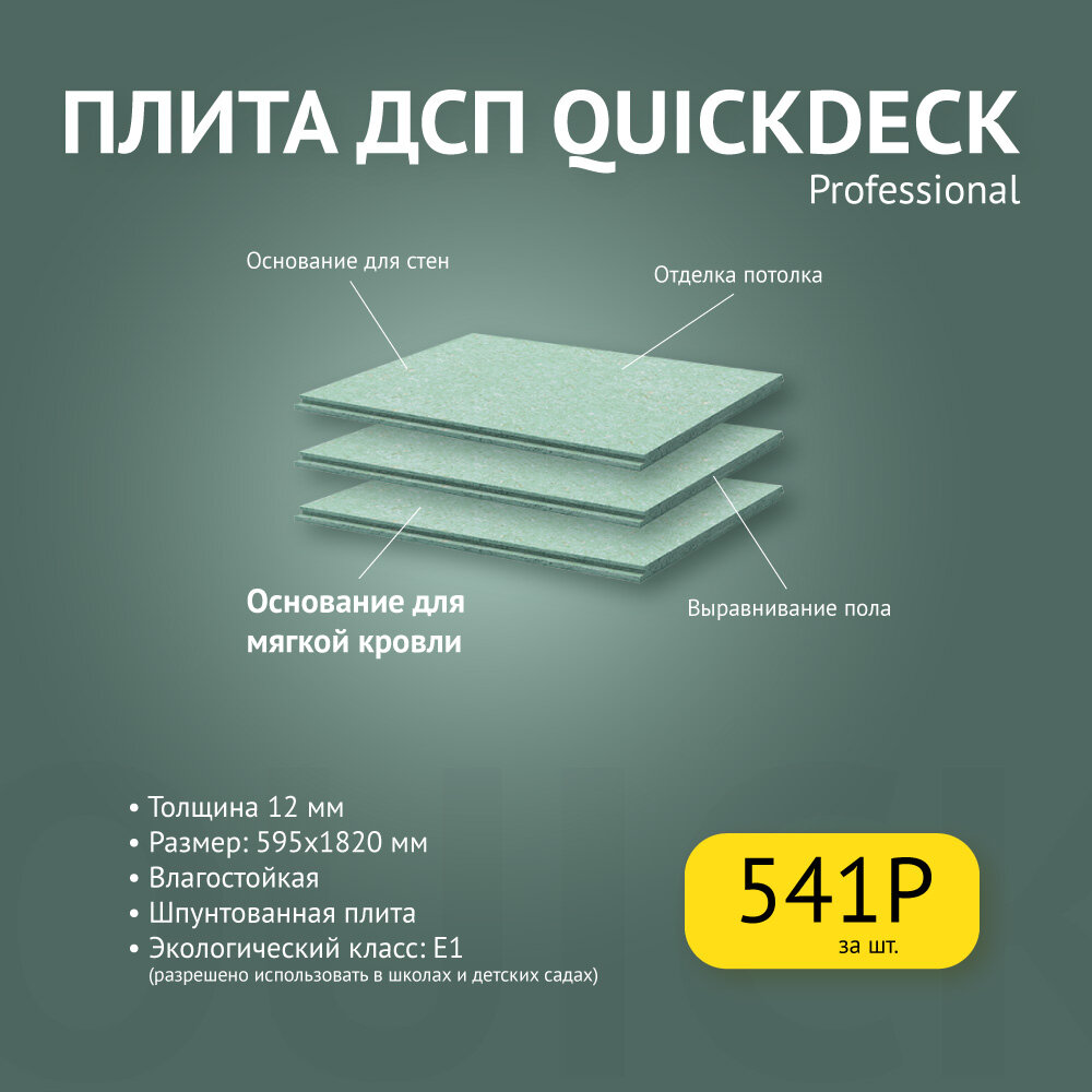 🏡Влагостойкая ДСП QuickDeck🏡 | ProfiDvice • Кровля • Сайдинг • Забор |  Дзен