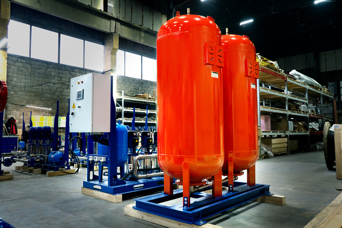 АУПД с двумя баками системы заполнения для Жилого района "Южная Битца"