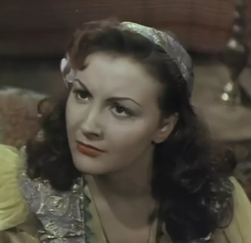 Кристина Градо в роли Гайде, "Граф Монте-Кристо", 1954 год, Источник: Яндекс картинки