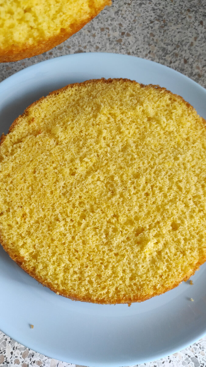 Лимонный бисквит