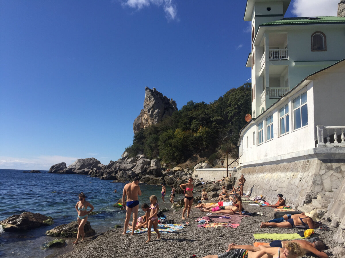 Пляж у горы Кошка