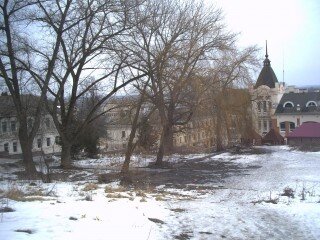 Маленький городок. Городской пейзаж. Фотография. 