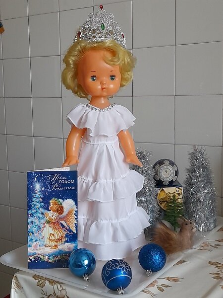 Рождественское платье "Крылья Ангела". Январь, 2022. 