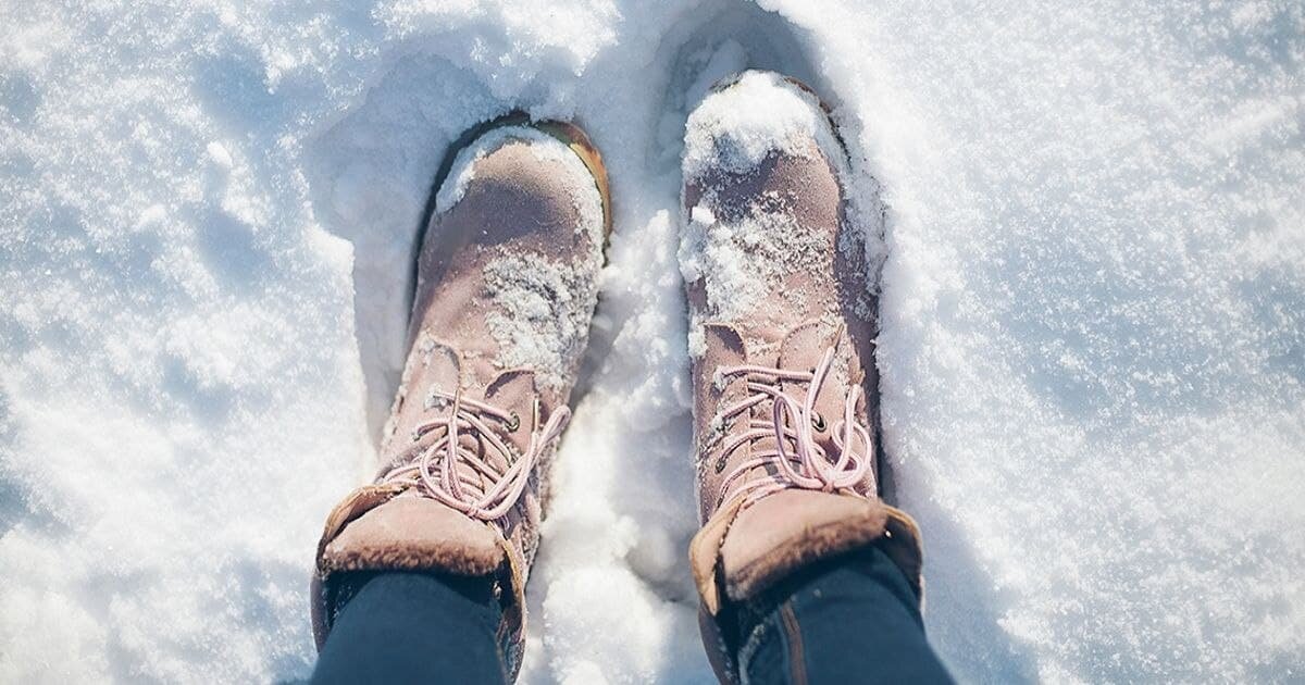Снег обувь