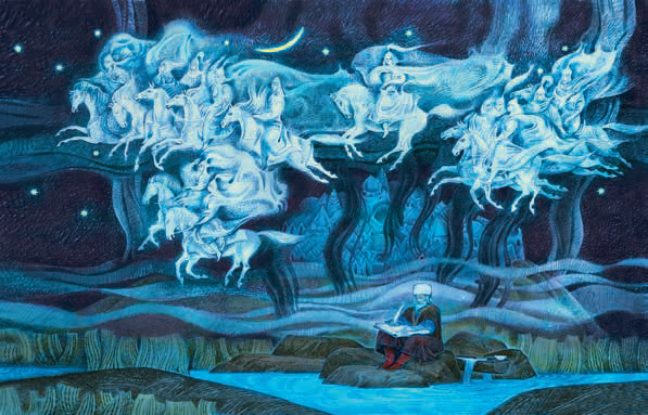 Легенда. Худ. Б. А. Гильванов. Рис: http://100tatarstan.ru/