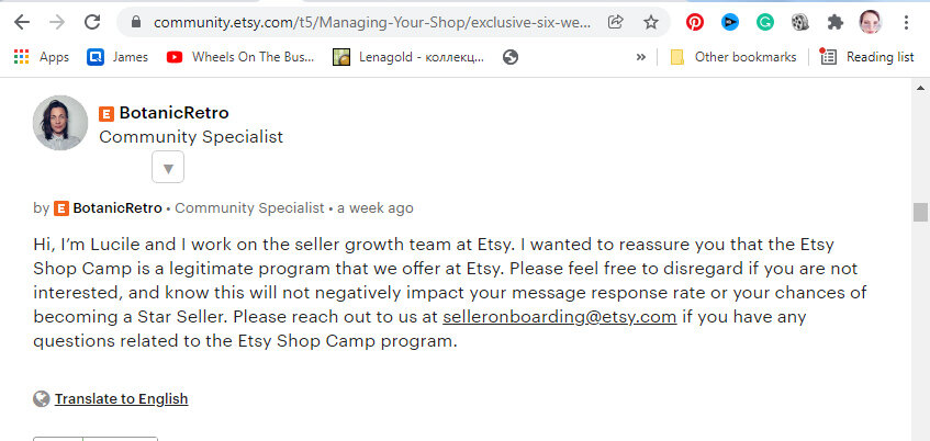 Прям с сайта, что бы было видно где это написано и что реально одобрено самим Этси.