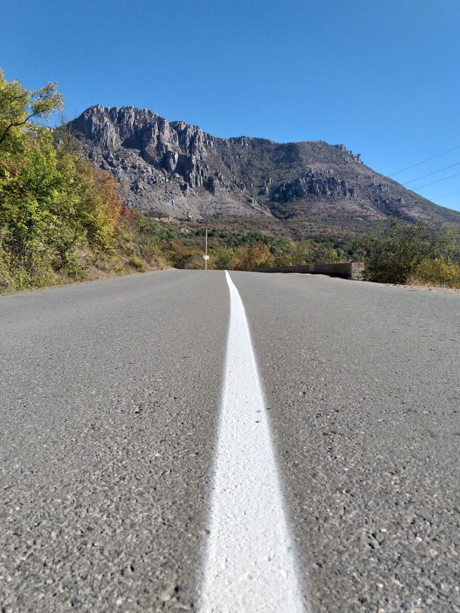 Дорога к с.Лучистое