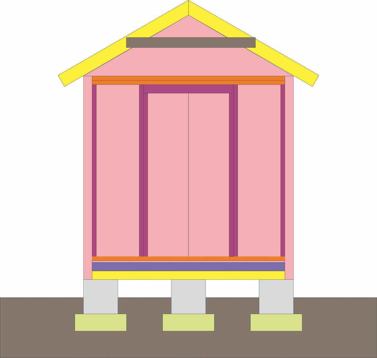 Вид спереди