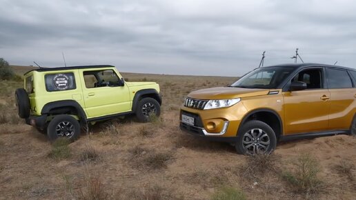 Suzuki VITARA 4WD против Suzuki Jimny на бездорожье / СРАВНЕНИЕ