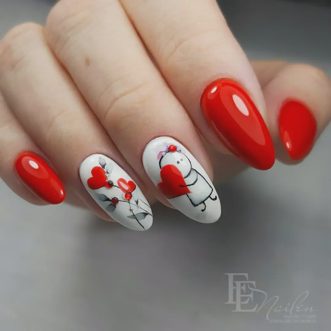 Маникюр в красном цвете | Nails | Дзен