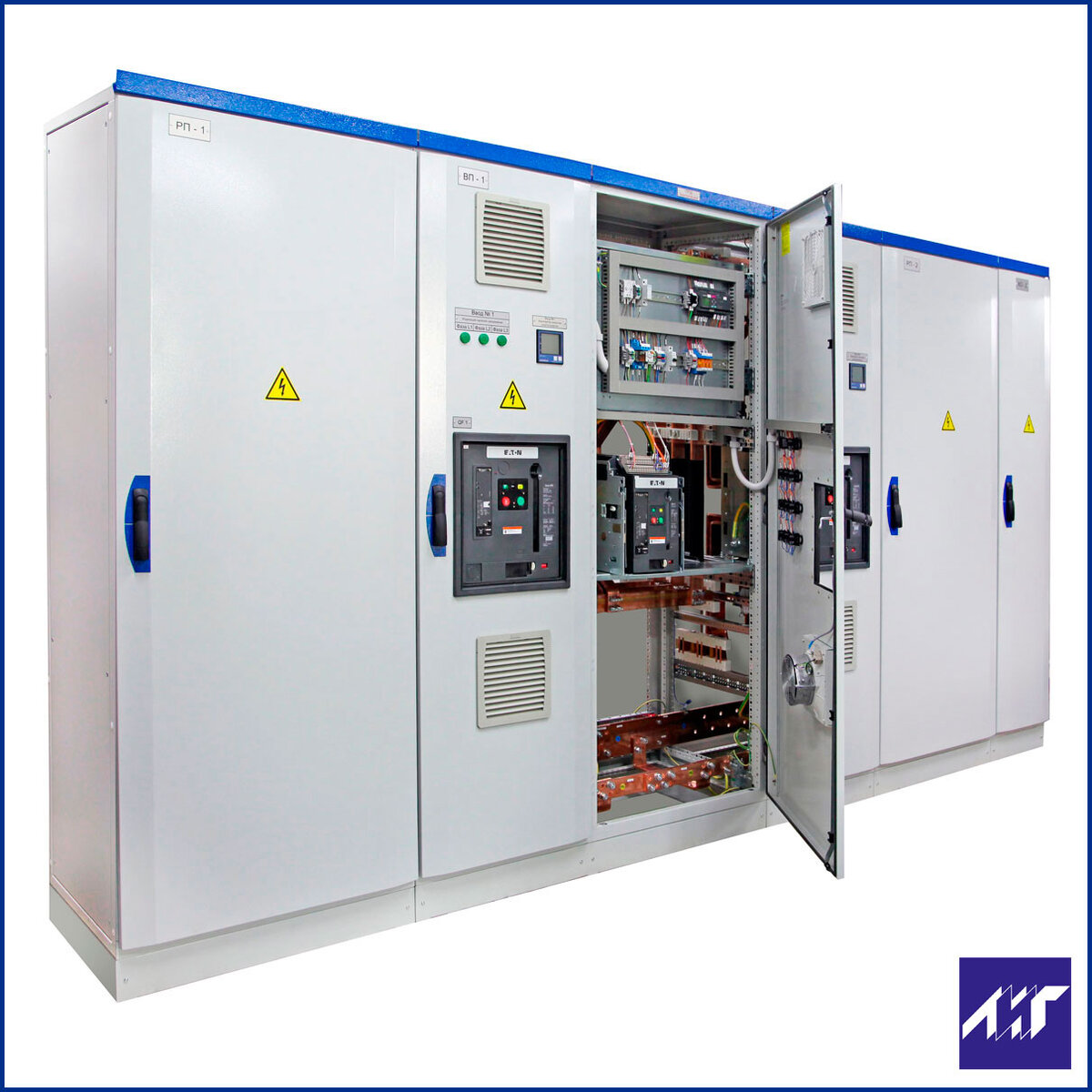 Главное распределительное устройство UHO, собранное на производстве электрощитового оборудования компании "МИГ Электро"