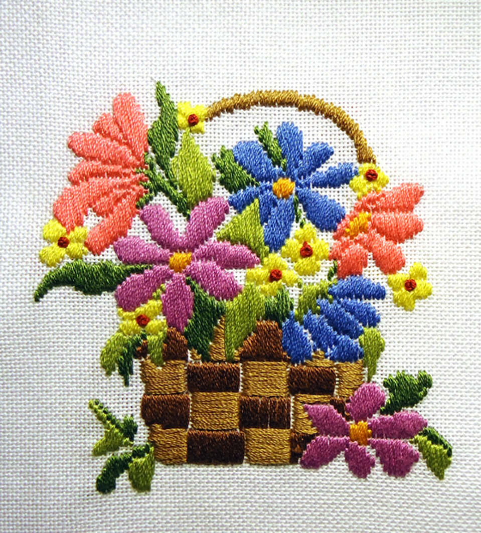 Разноцветные ромашки, журнал Вышитые картины