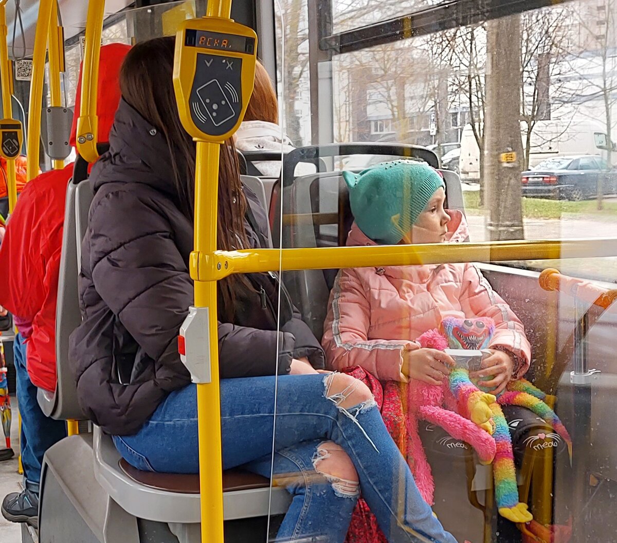 В минском автобусе