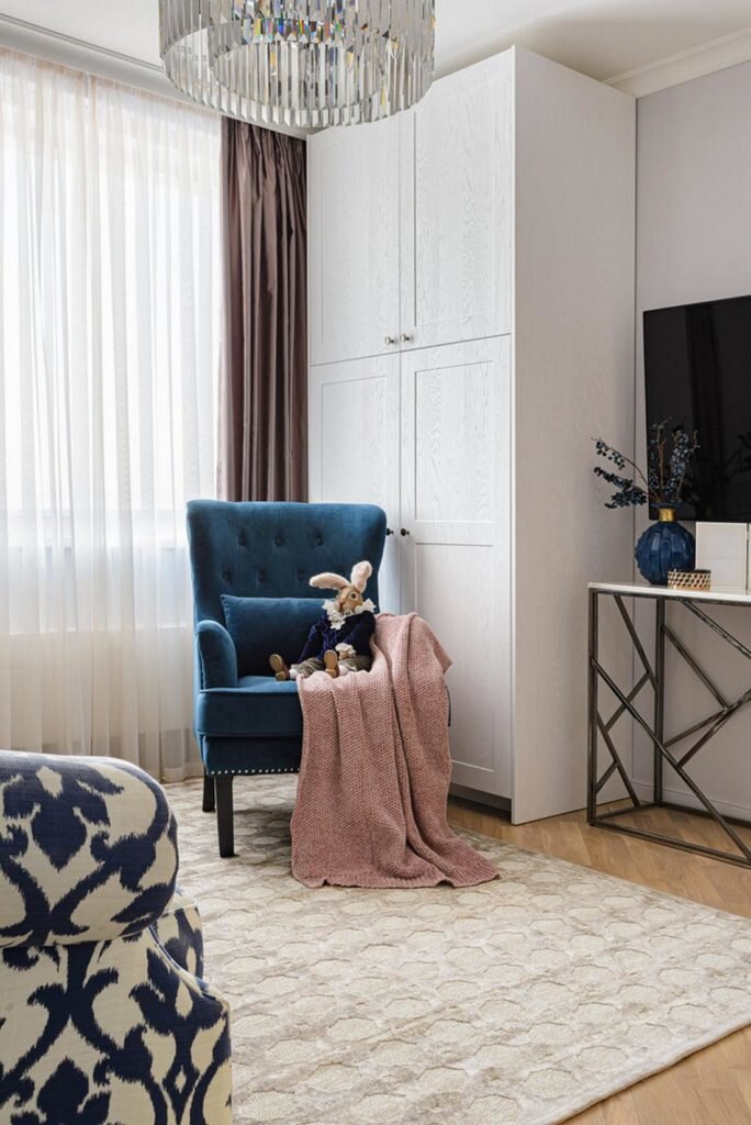 Элегантная классика и уютный прованс. Перепланировка квартиры в старом жилом фонде