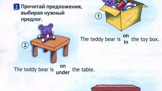 Прочитай слова составь предложения и скажи что изображено на картинках английский 2