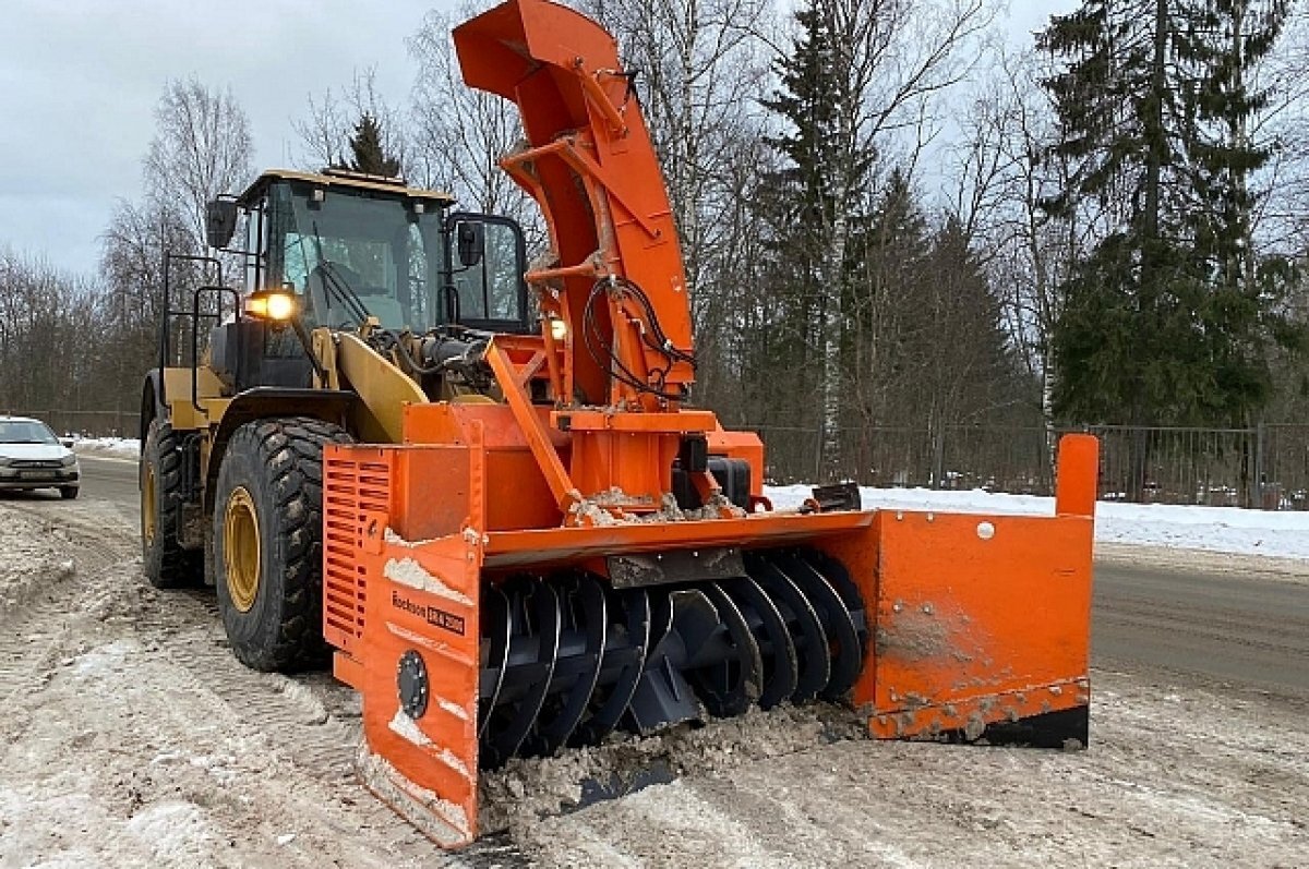    Кондопожское ДРСУ получило шнекоротор для уборки снега в Петрозаводске