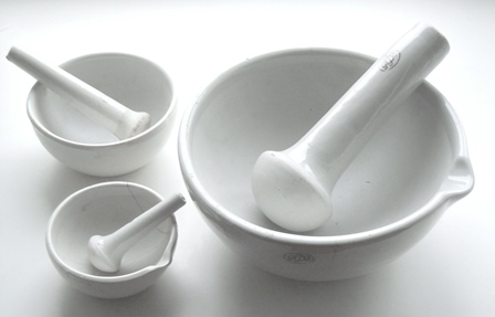 Ступки и пестики разных размеров