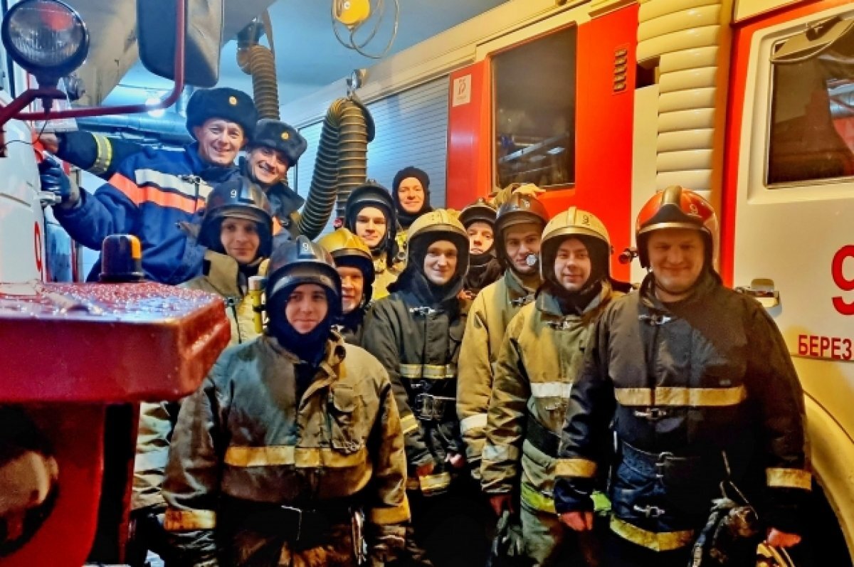    В Прикамье пожарные спасли женщину из горящего пятиэтажного дома 4 января