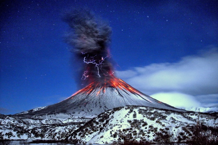 Извержение вулкана