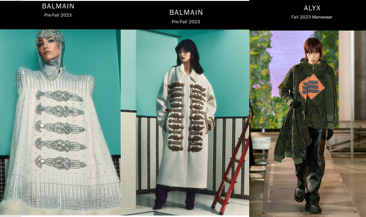 В галерее примеров все фото из VOGUE RUNWAY, подборка автора