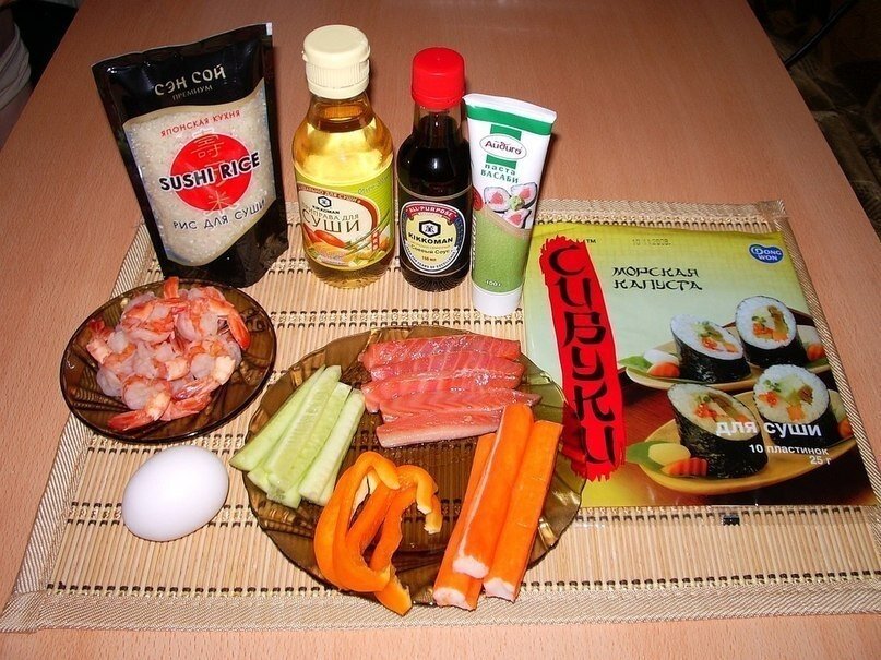 Что нужно для приготовления суши по всем правилам