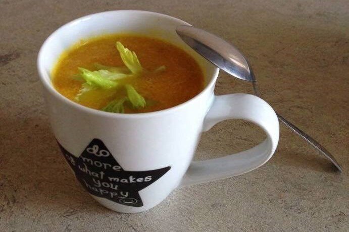    Тыквенный суп пюре с кокосовым молоком и кокосовым маслом