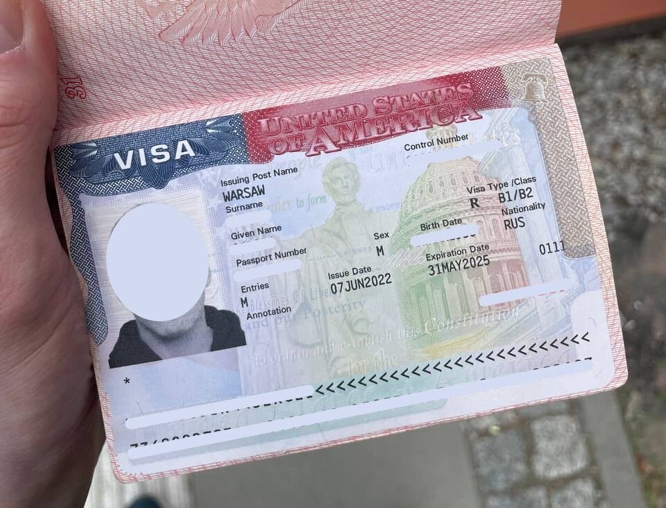 виза сша в польше варшава 2022