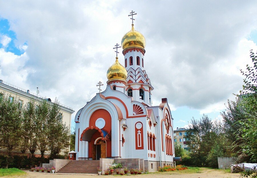 Свято Никольский храм Чита