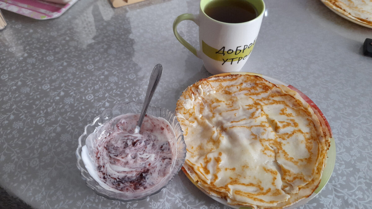 Мой завтрак. Фото автора