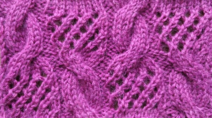 Лицевая сторона узора