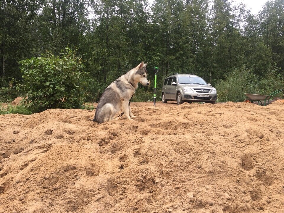 Вот так получилось, потом утромбовали