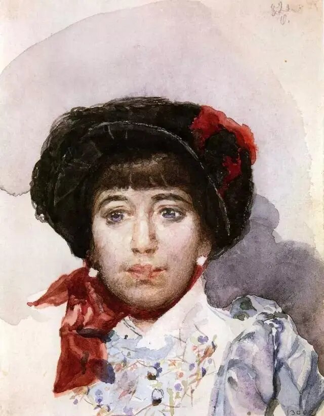 Портрет З.А. Штукенберг, Михаил Александрович Врубель