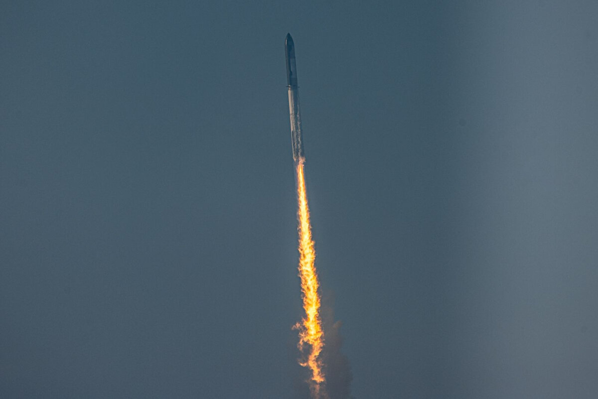 Взлёт Starship