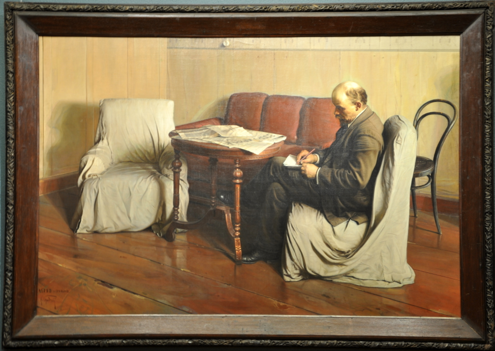 Исаака Бродский "Ленин в Смольном" (1930). Третьяковская галерея, фото автора.