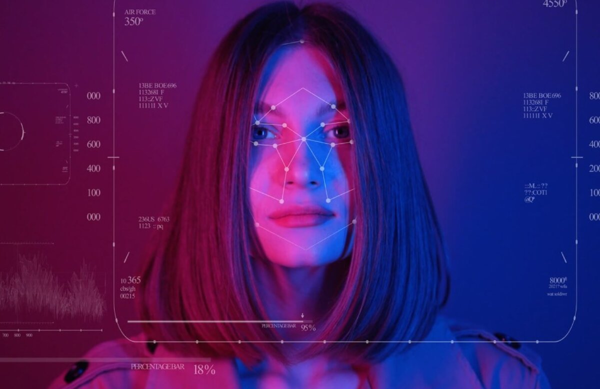 Сканирование лица - Face ID (Изображение с сайта Сбербанка)