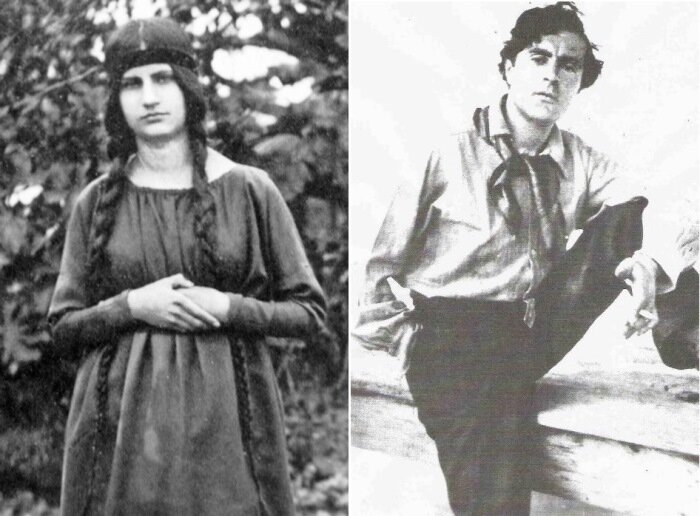 Жанна Эбютерн и Амедео Модильяни