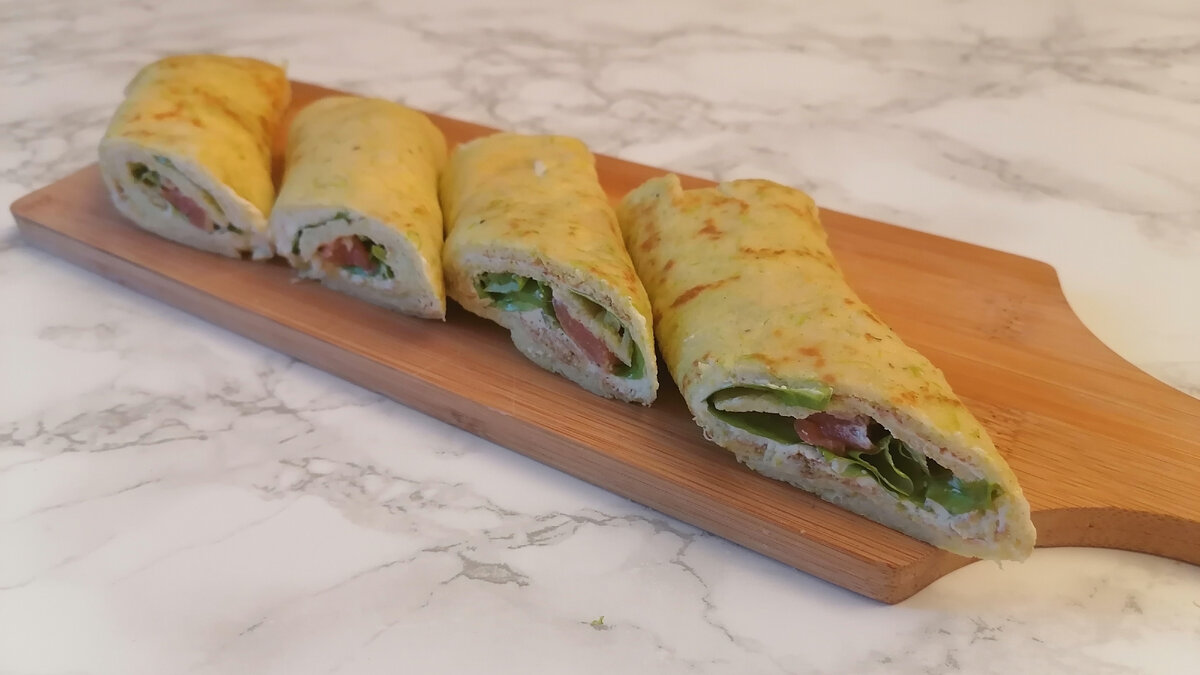 Кабачковые блины с начинкой