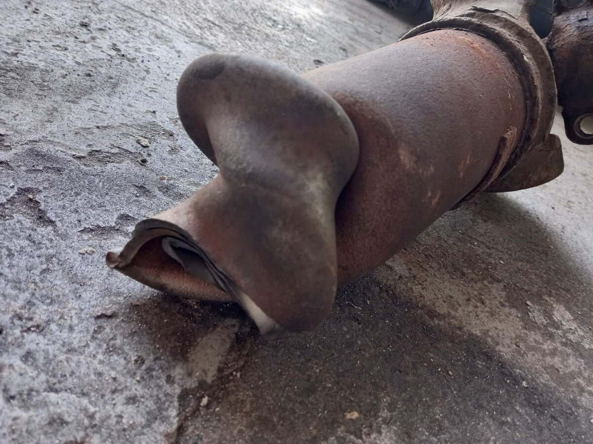 кардан завернуло в узел